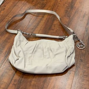 NWOT Michael Kors White Soft Leather Crossbody Bag